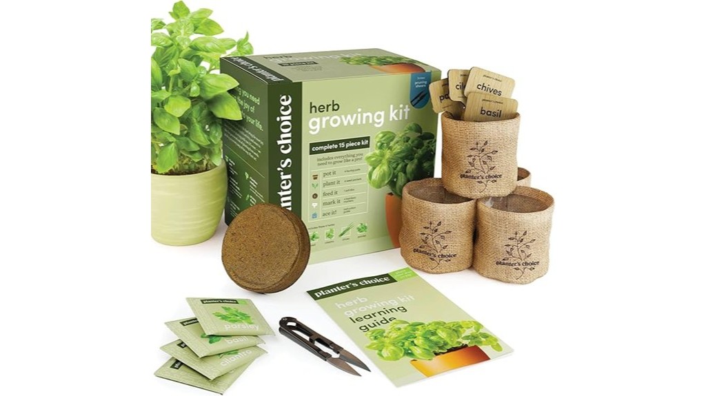 herb gardening essentials kit