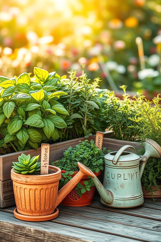 herbs for family gardening