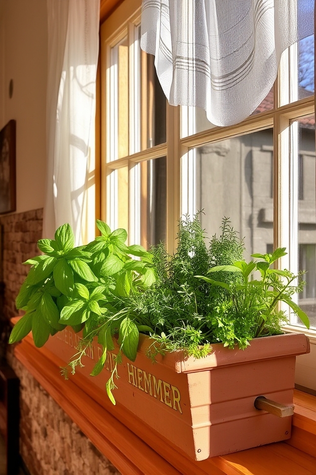 herbs in limited spaces