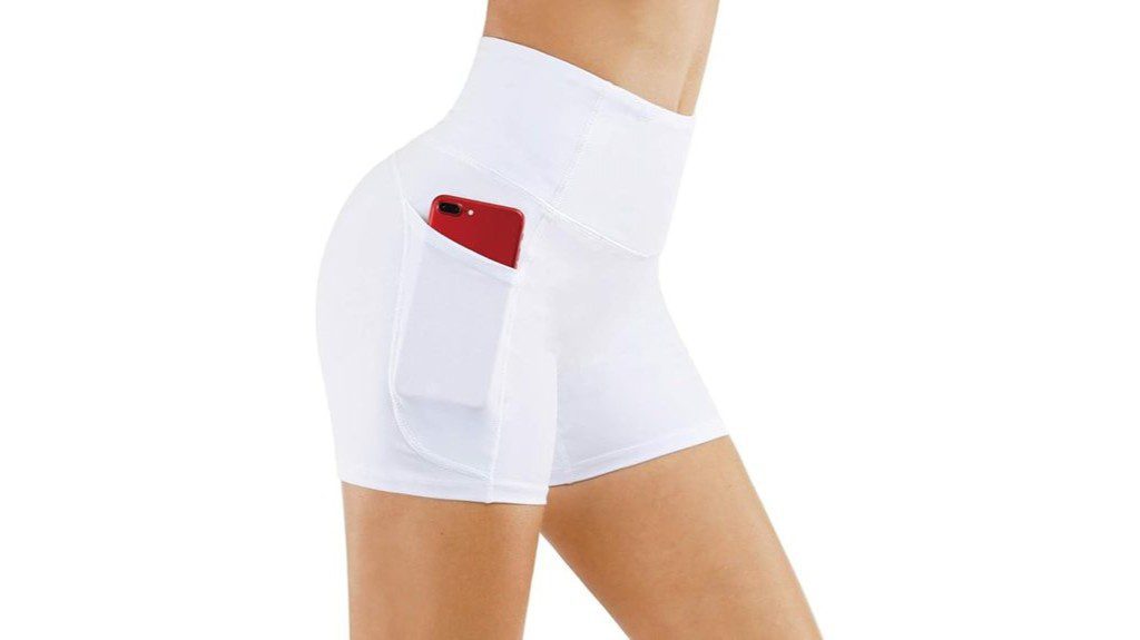high waist workout shorts