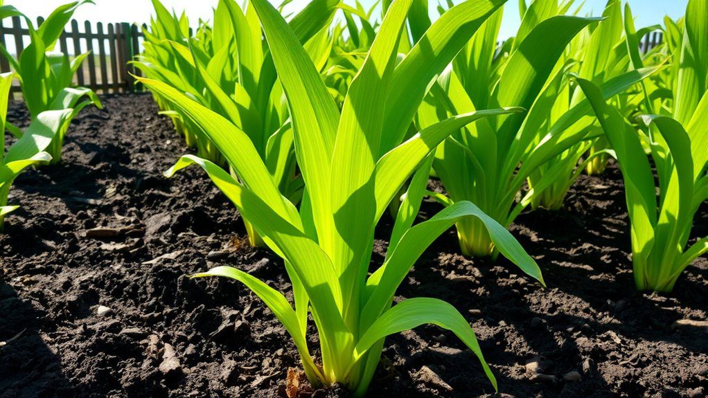 hill planting for corn