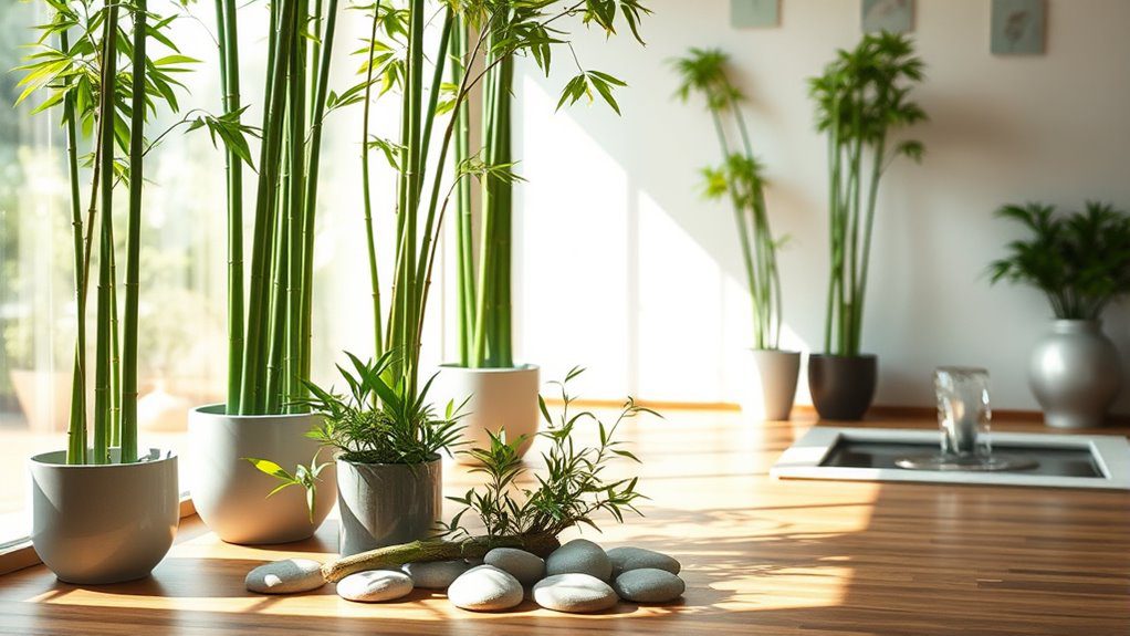 indoor bamboo plant elegance