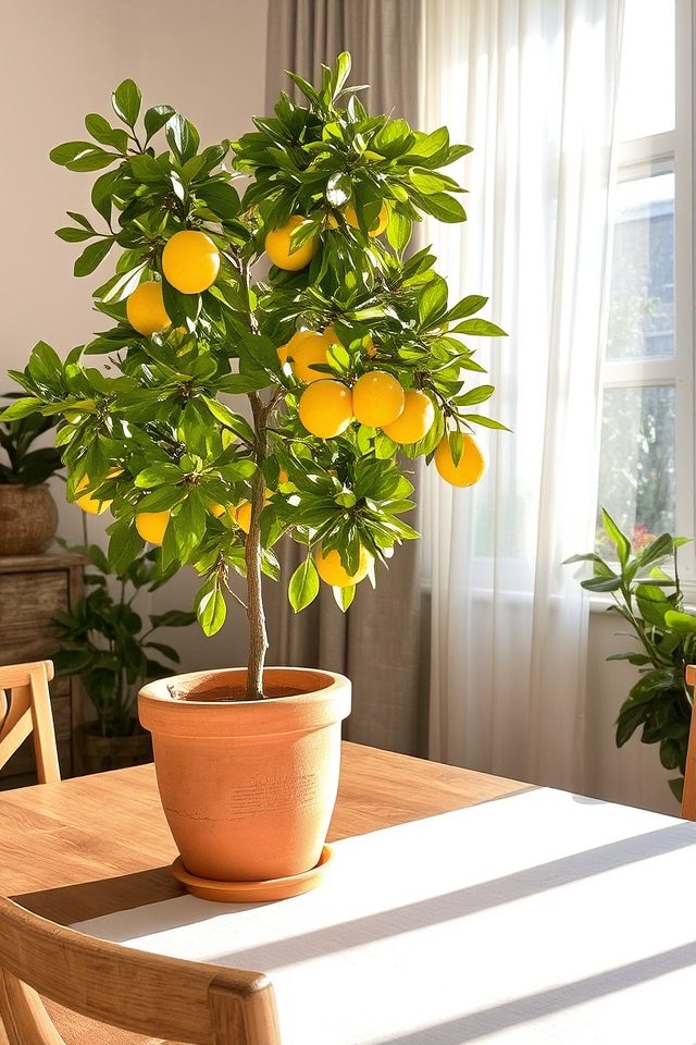 indoor citrus tree care