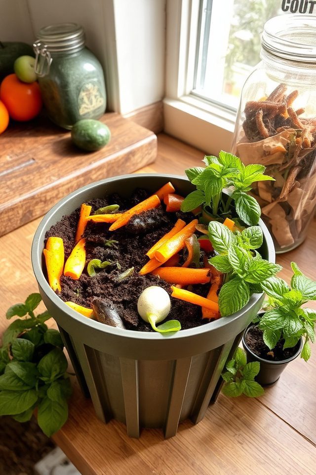indoor composting for fertilizer