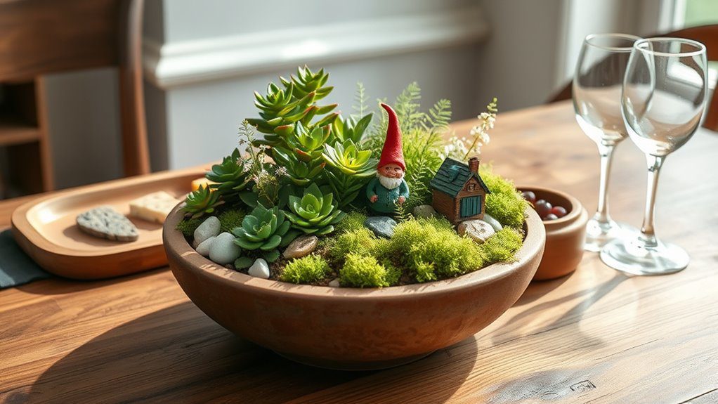 indoor decorative miniature garden