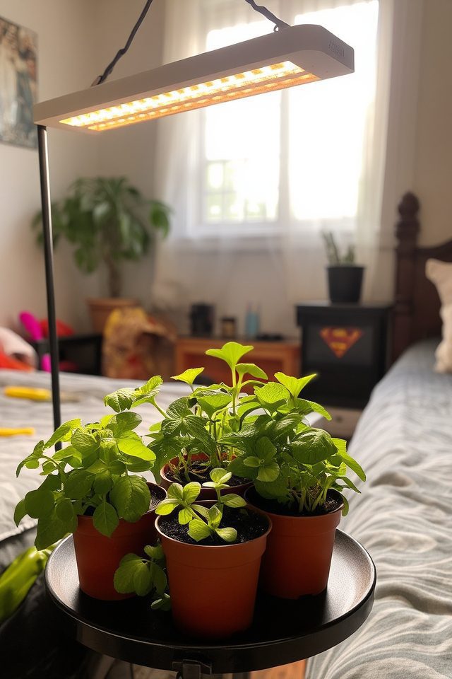 indoor gardening with grow lights