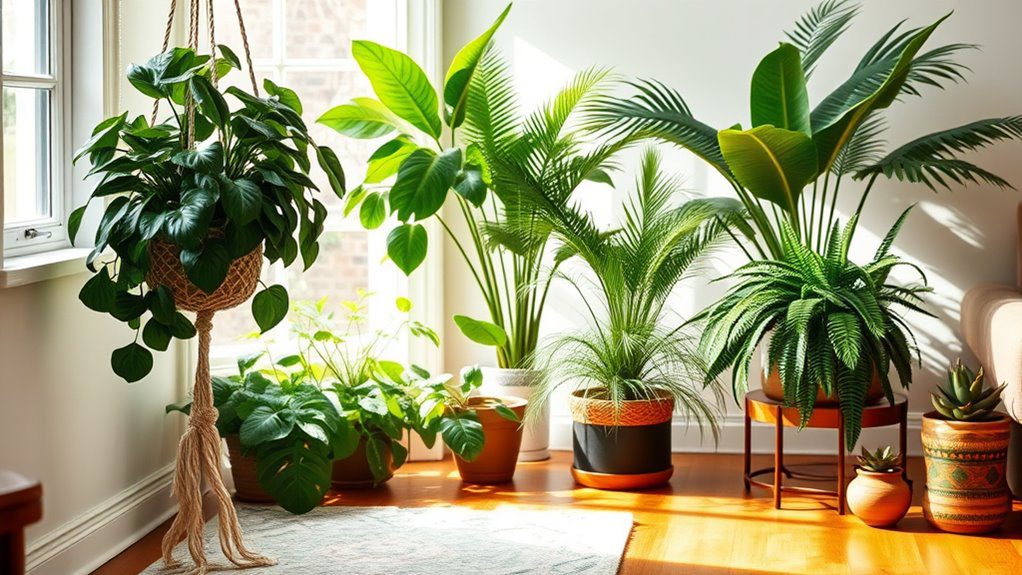 indoor plant oasis aesthetic