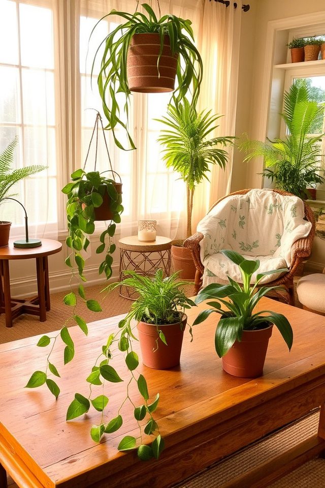 indoor plants enhance decor