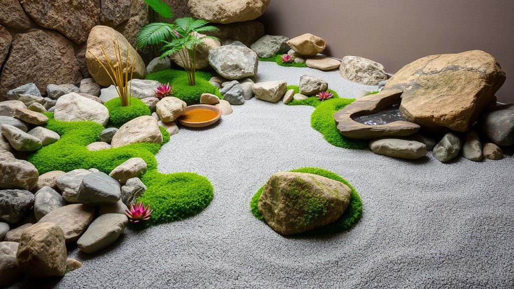 indoor rock garden design