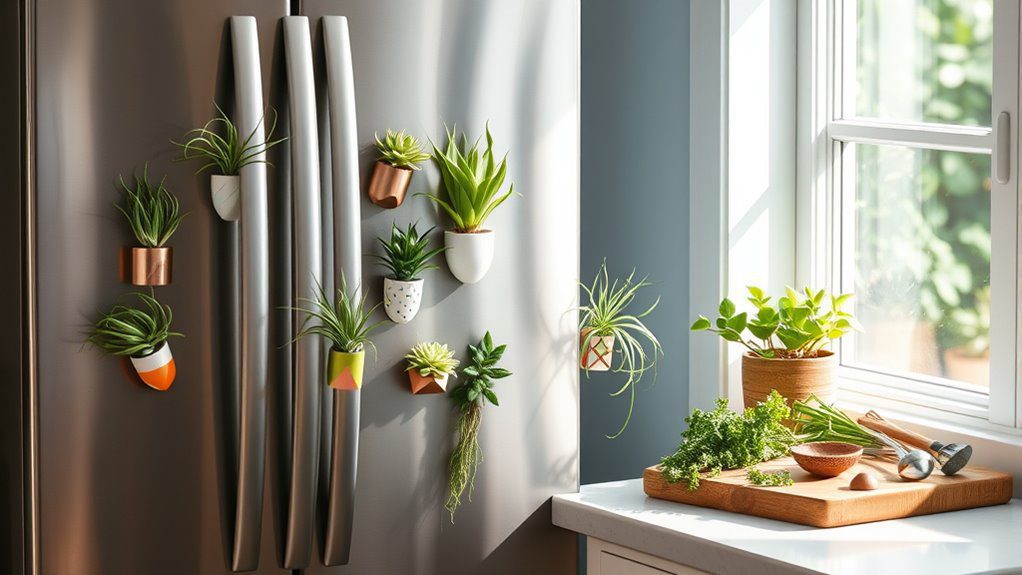 innovative magnetic plant display