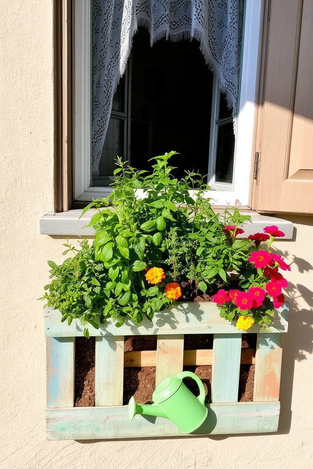 innovative recycled pallet planters