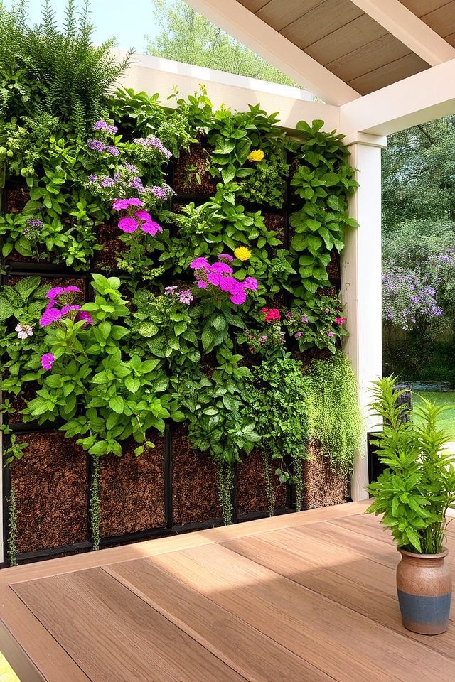 innovative vertical garden installation