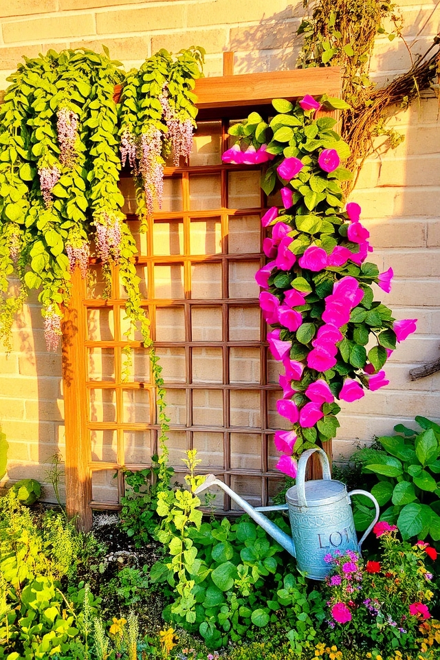 install a beautiful trellis