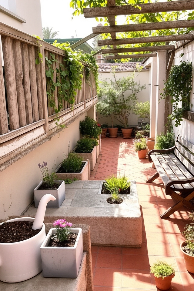 integrated planting terrace design