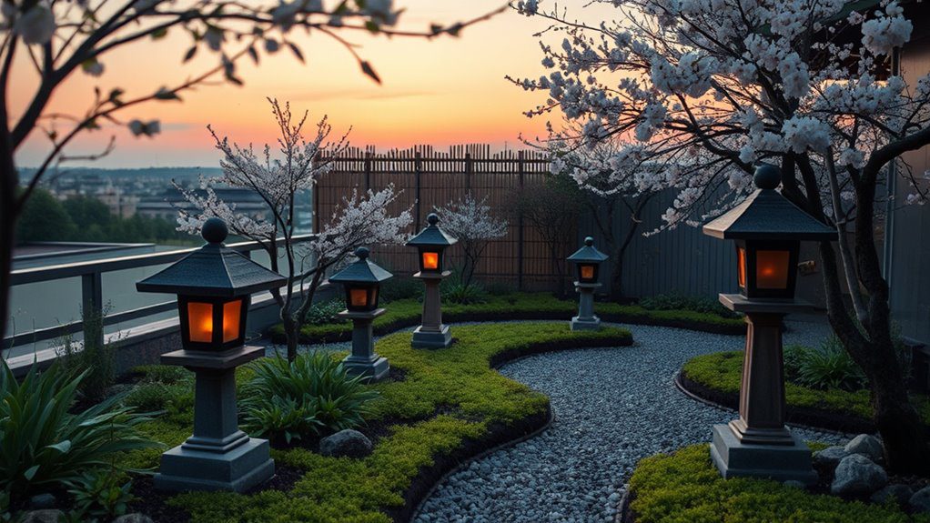 japanese lanterns enhance ambiance