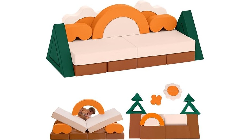 jungle themed toddler play couch