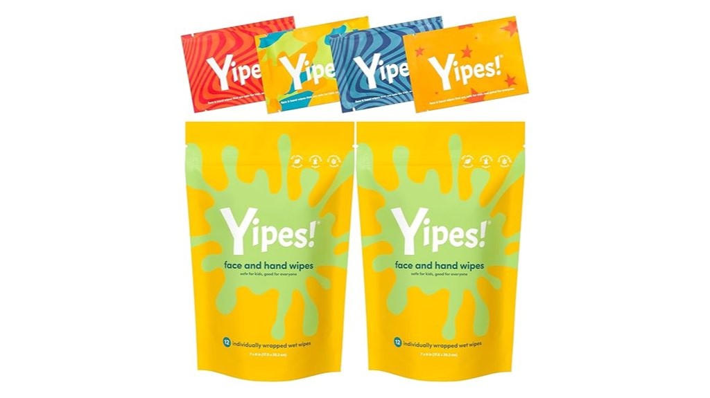 kids face and hand wipes