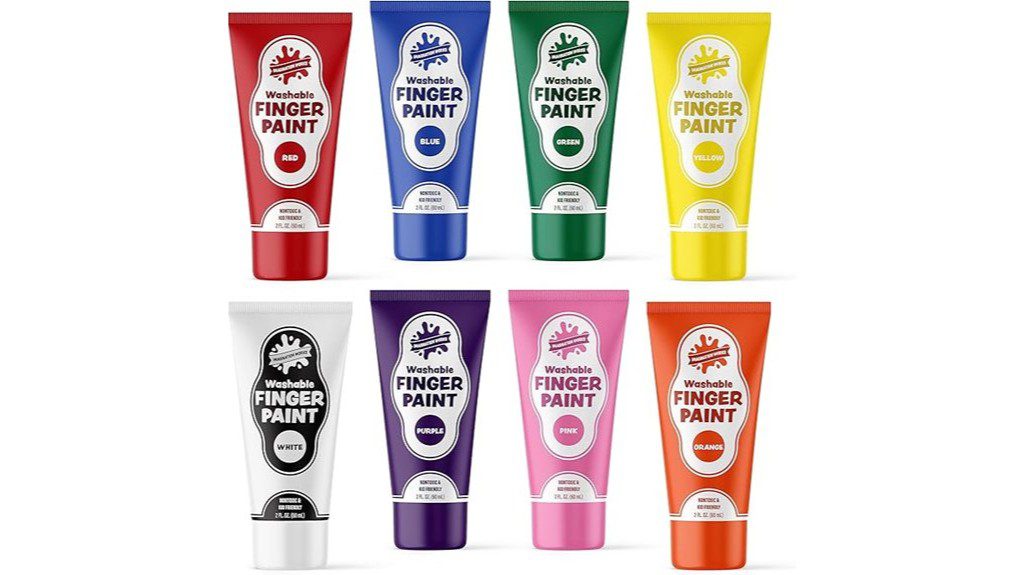 kids washable finger paint