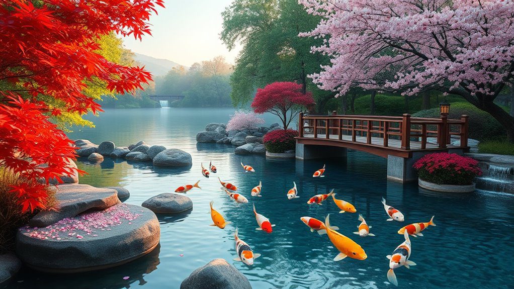koi pond tranquil retreat
