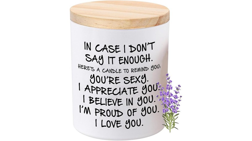 lavender scented candle gift