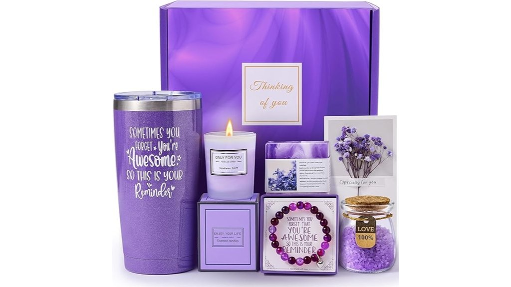 lavender spa gift basket