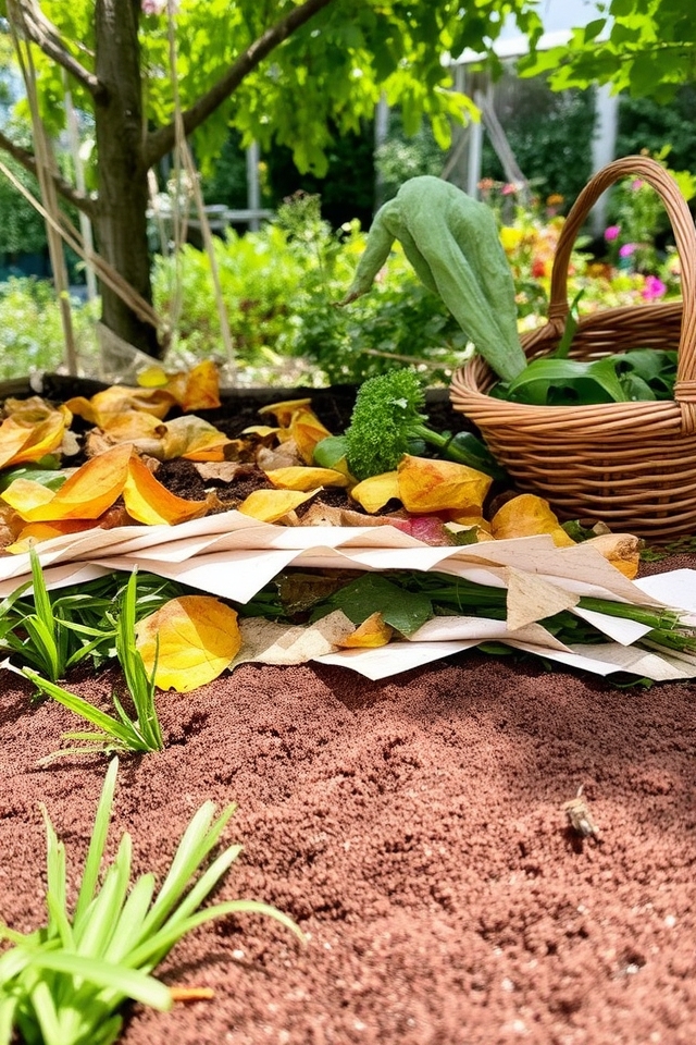 layer organic materials flat