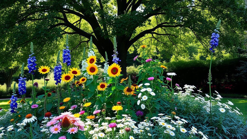 layer plants by height