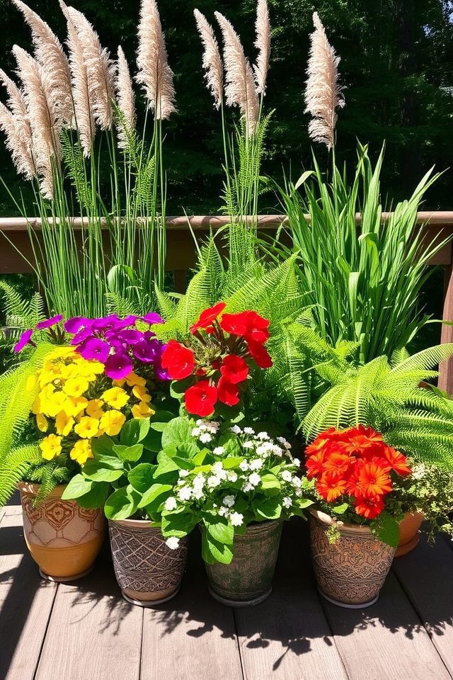 layered plant arrangement beauty