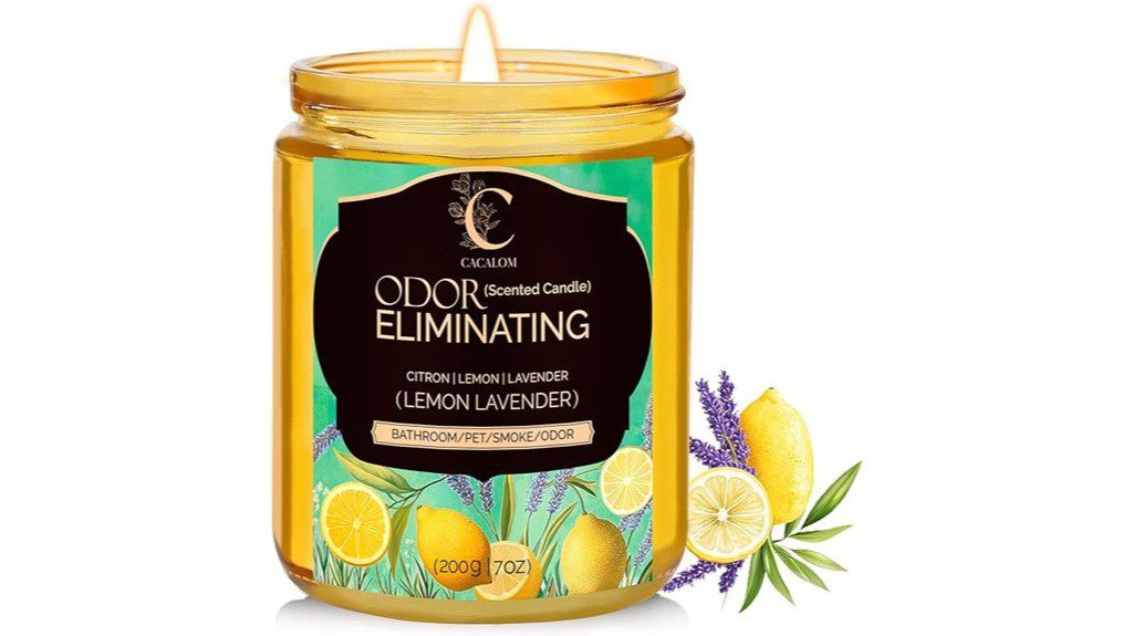 lemon lavender soy candle 7oz