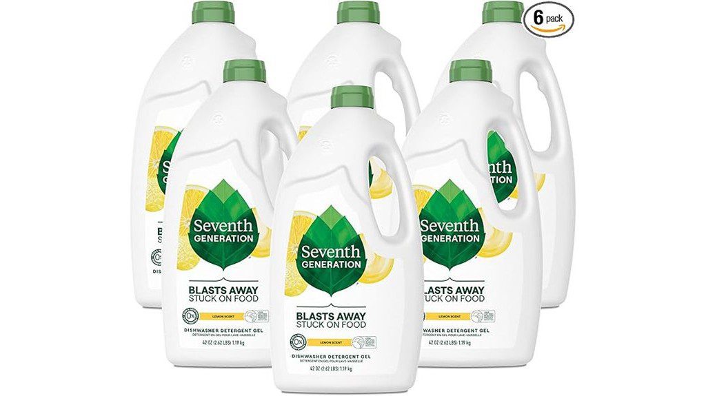 lemon scented dishwasher detergent pack