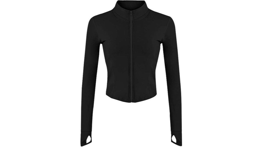lightweight zip up running jacket