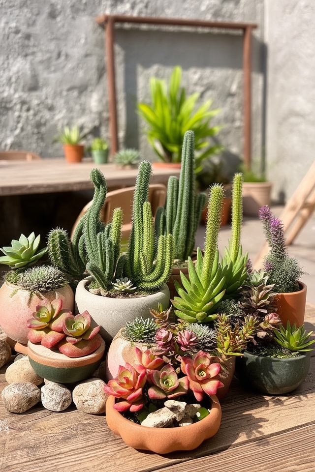 low maintenance succulent arrangements
