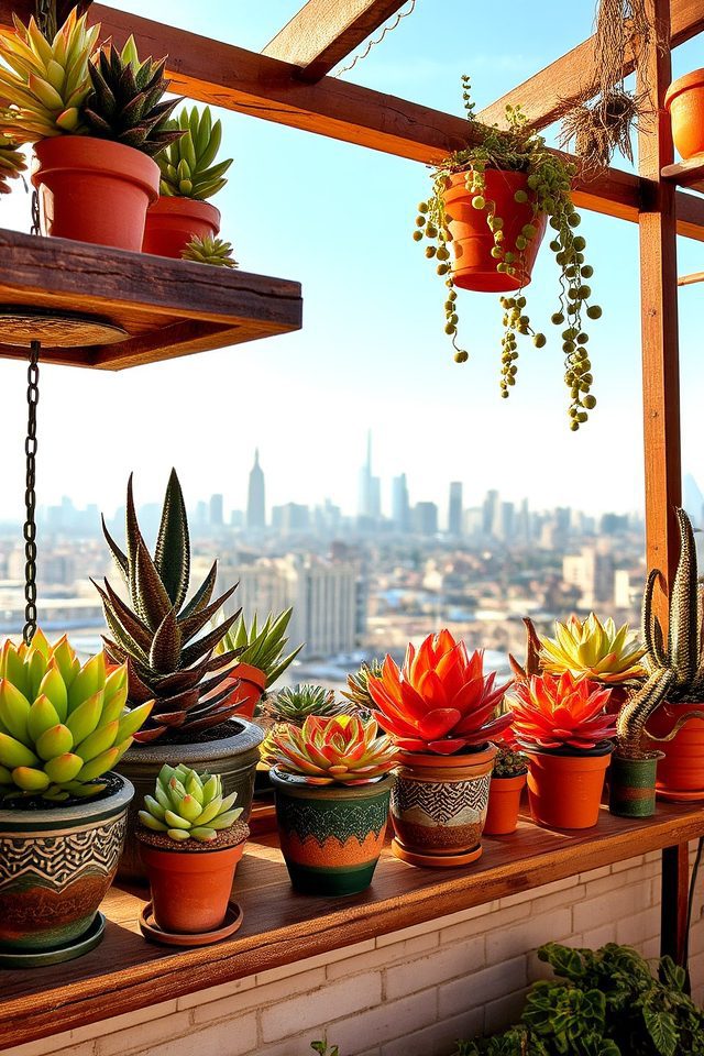low maintenance succulent arrangements
