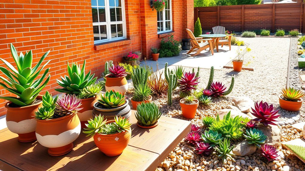 low maintenance succulent gardens