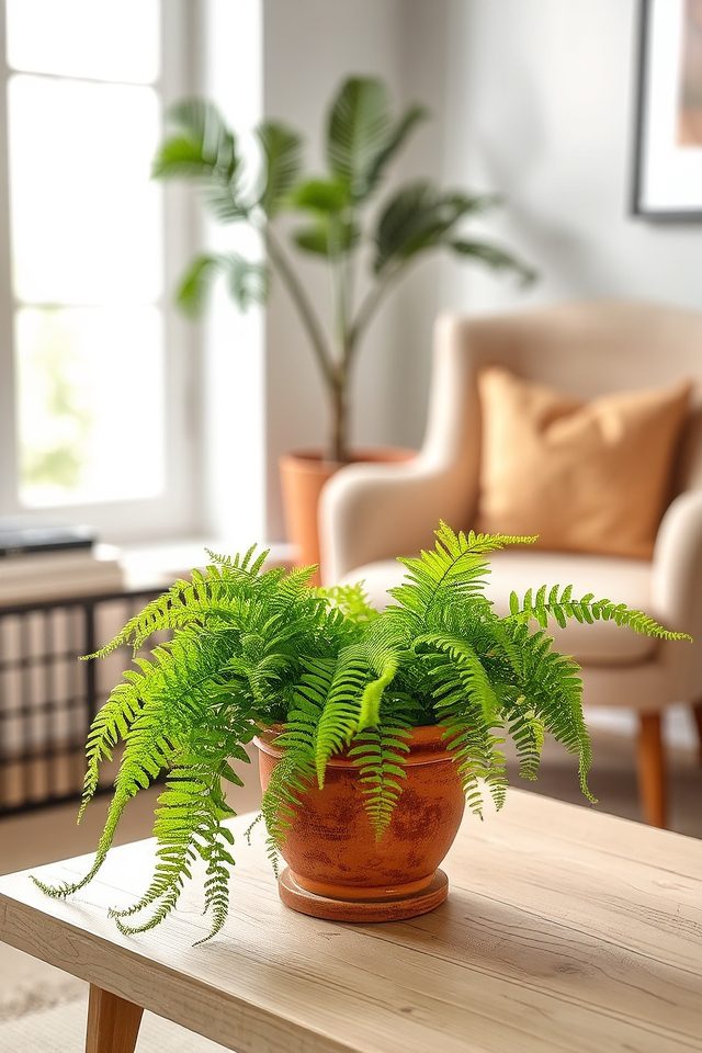 lush air purifying indoor plant