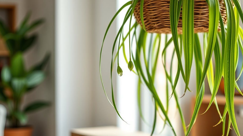 lush air purifying indoor plant