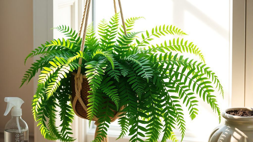 lush humidity loving indoor fern