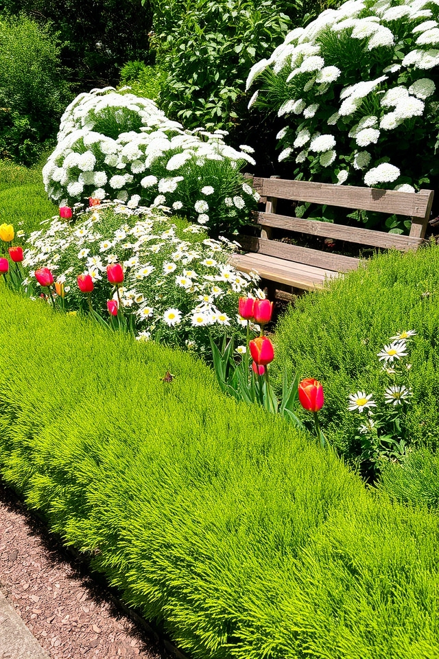 lush living fence borders