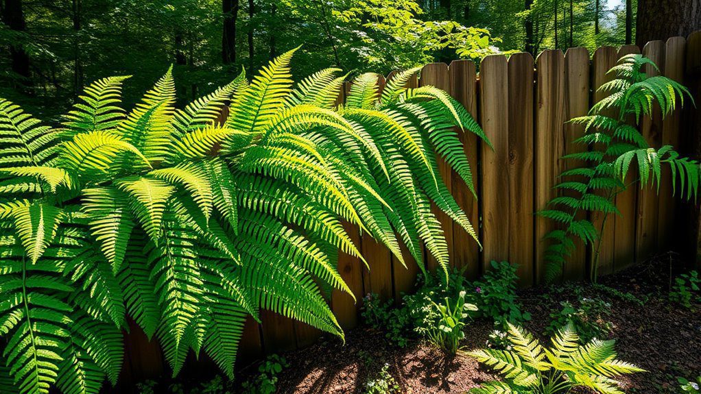 lush tranquil fern garden