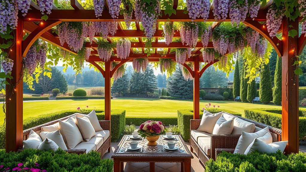 luxurious outdoor relaxation spaces