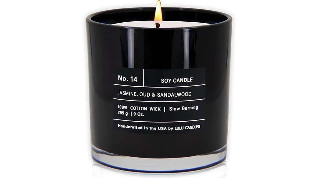 luxury scented soy candle