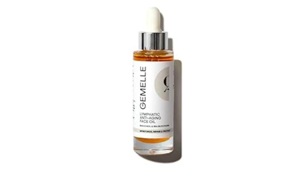 lymphatic anti aging face oil