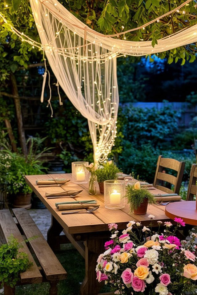 magical outdoor dining experience