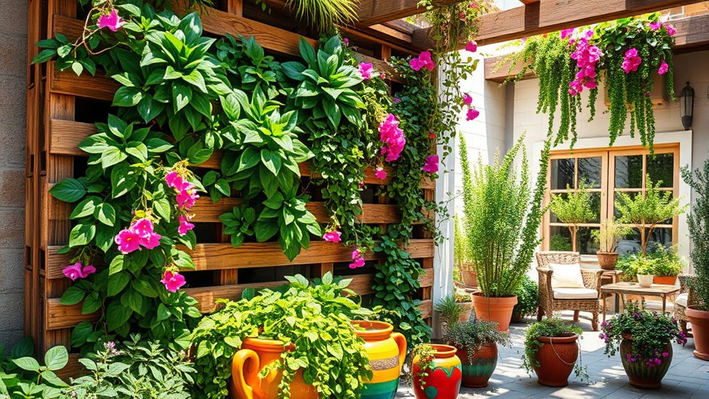 maximize space with greenery