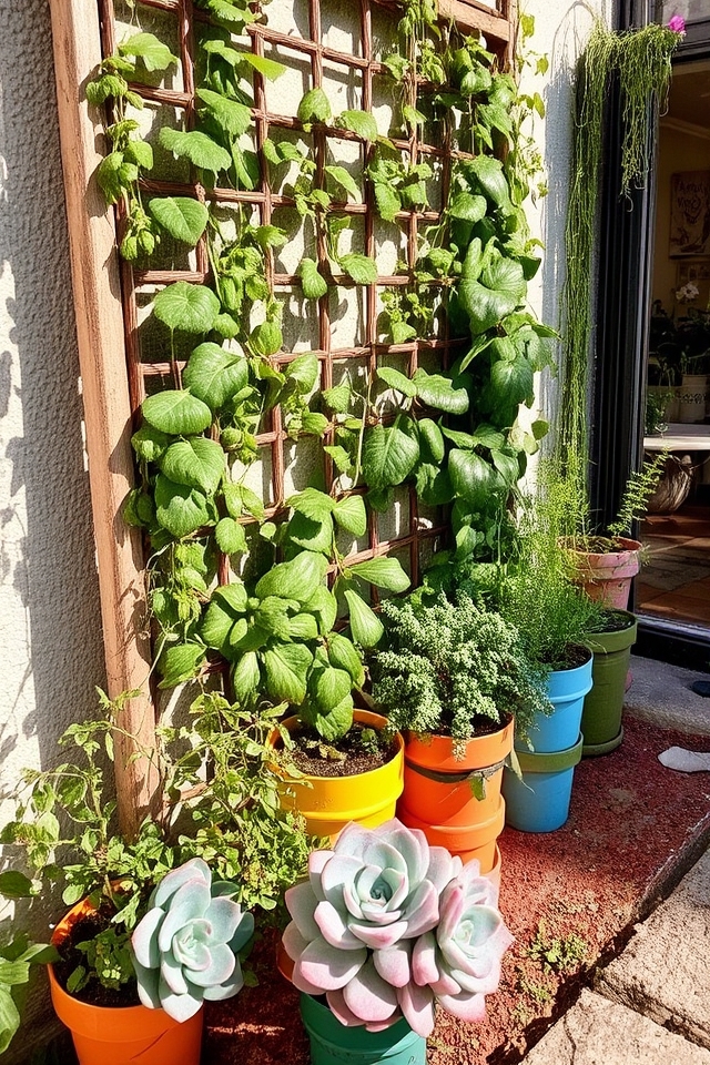 maximize space with vertical gardens