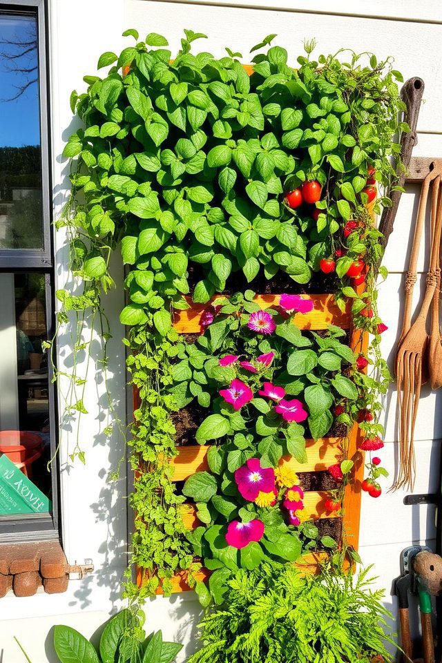 maximize space with vertical gardens