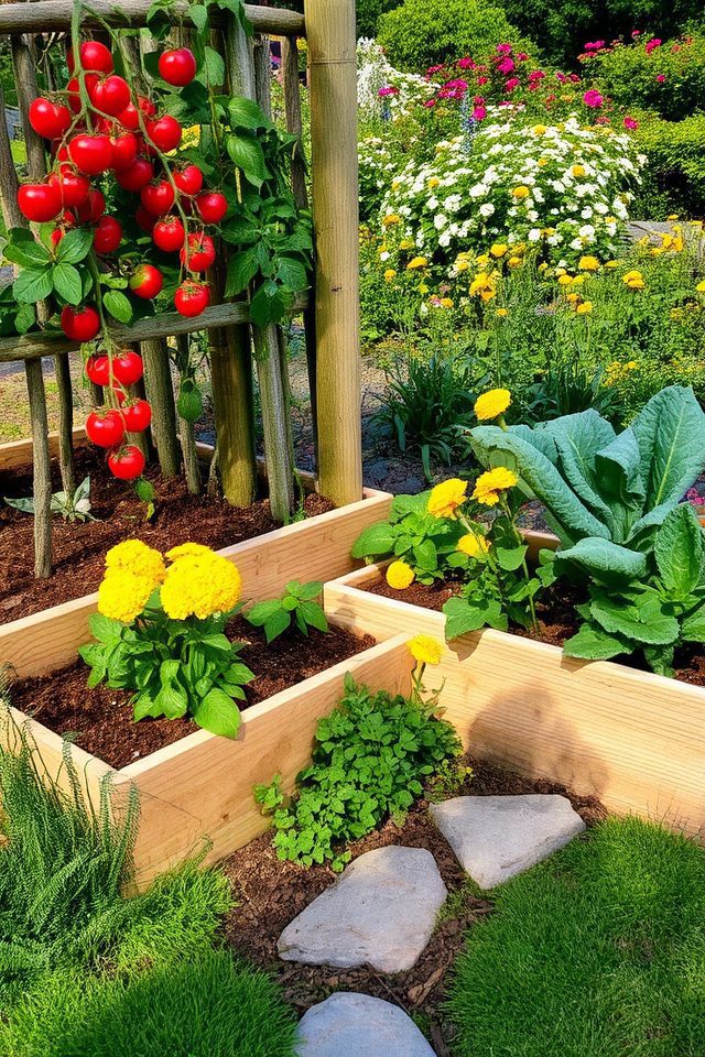 maximized corner gardening aesthetics