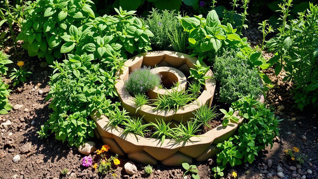 maximized garden space aesthetically