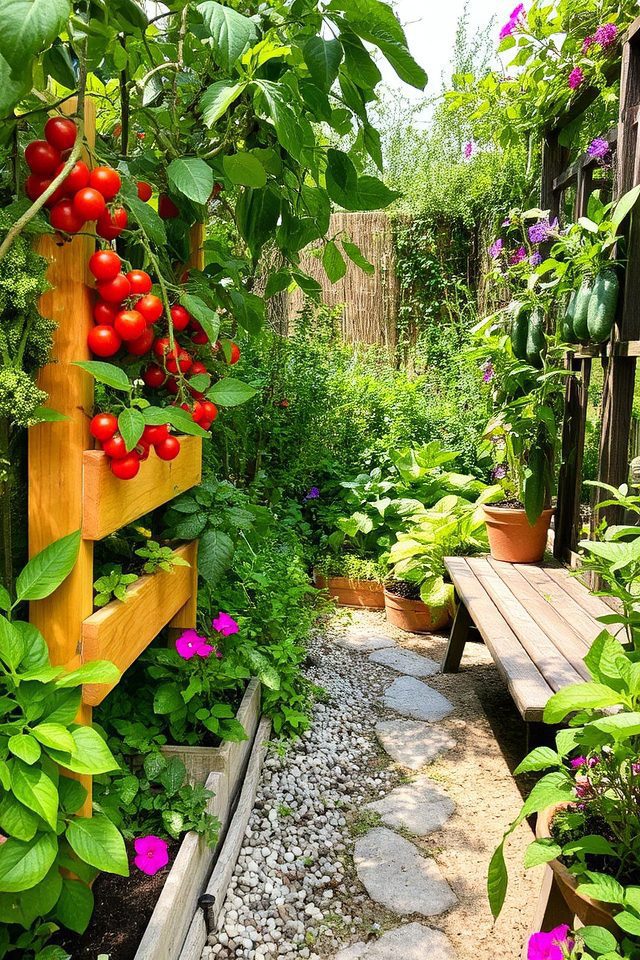 maximizing side yard gardens