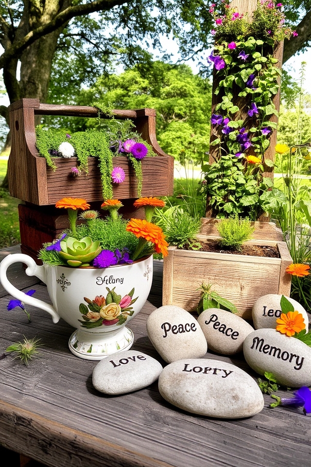 memorial garden unique planters